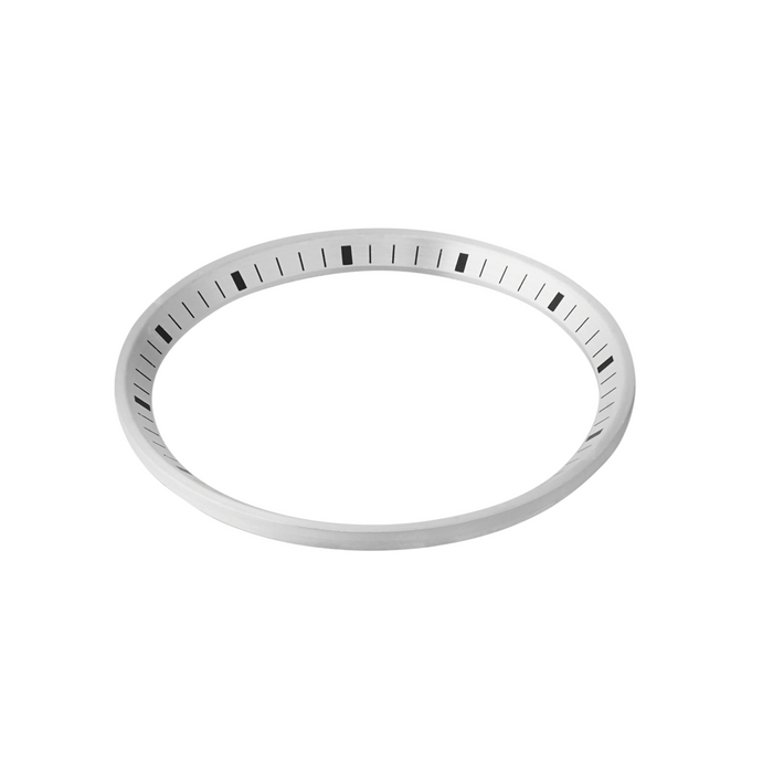 SRP Turtle Chapter Ring: Matte Silver Finish with Markers for Seiko Turtle Reissue
