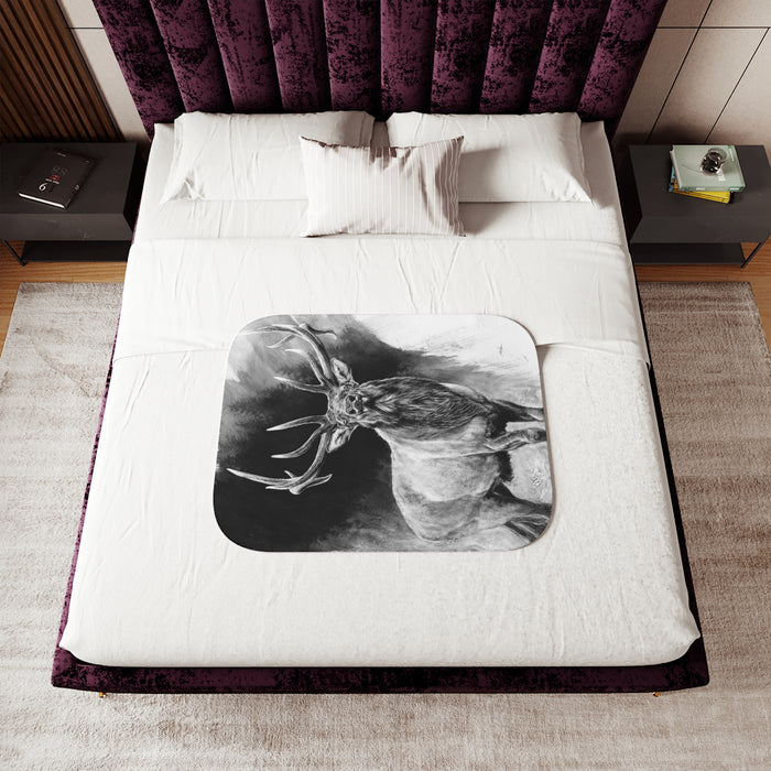 "Standing Tall" Sherpa Blanket.
