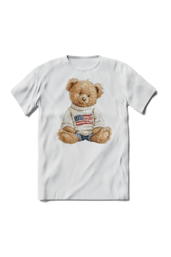 USA Teddy Bear Tee - FINAL SALE