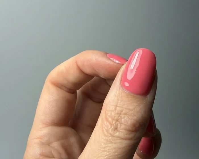 UV-Free Gel Nail Wraps – Coral Crush