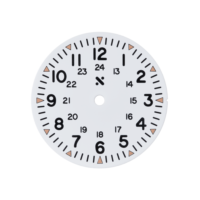 Watch Dial: Khaki Field White