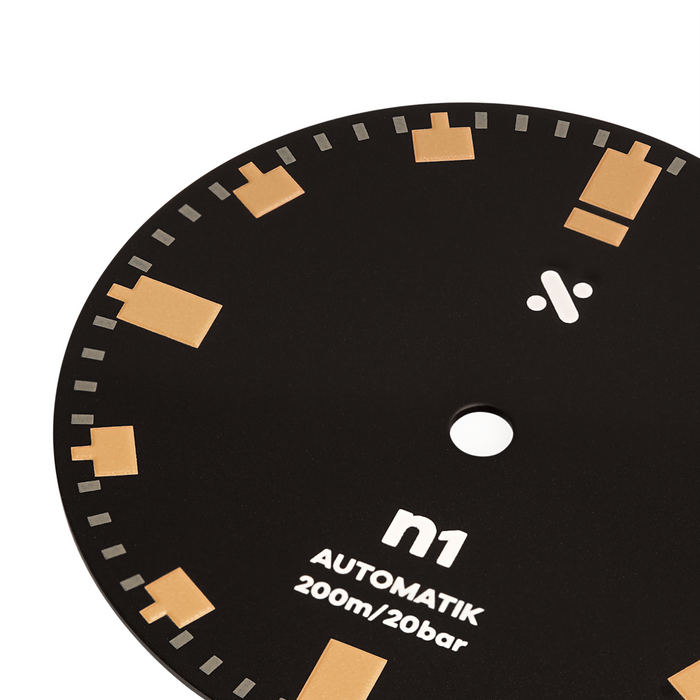 Watch Dial: Vintage N1 Black