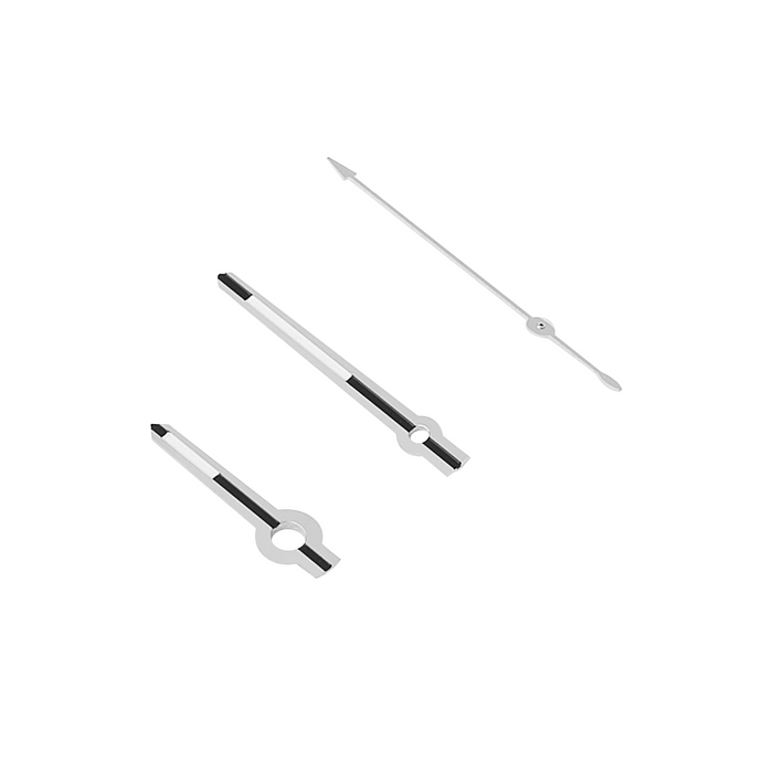 Watch Hands: Daytona Style Steel Finish