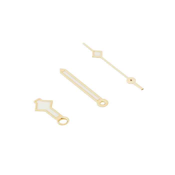 Watch Hands: Snowflake Gold Finish
