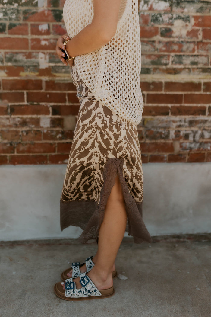 Wild At Heart Satin Skirt