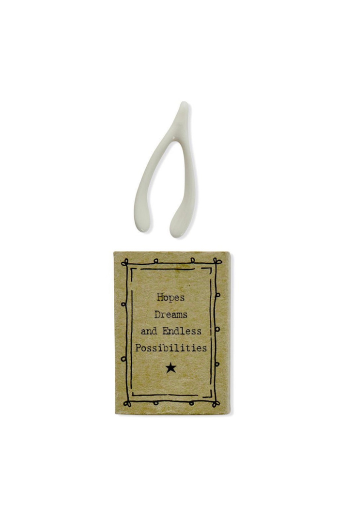 Wishbone Matchbox - Porcelain Keepsake