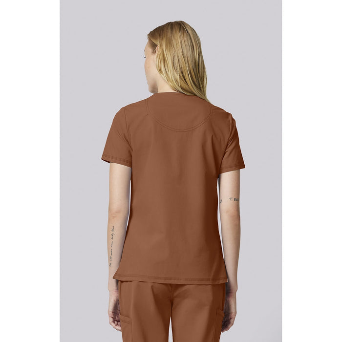 Women's Forge V-Neck Scrub Top - Ginger Glow - 2
