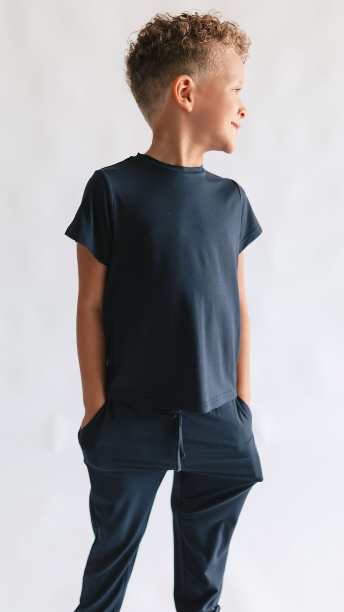 Youth Jogger Set In Navy
