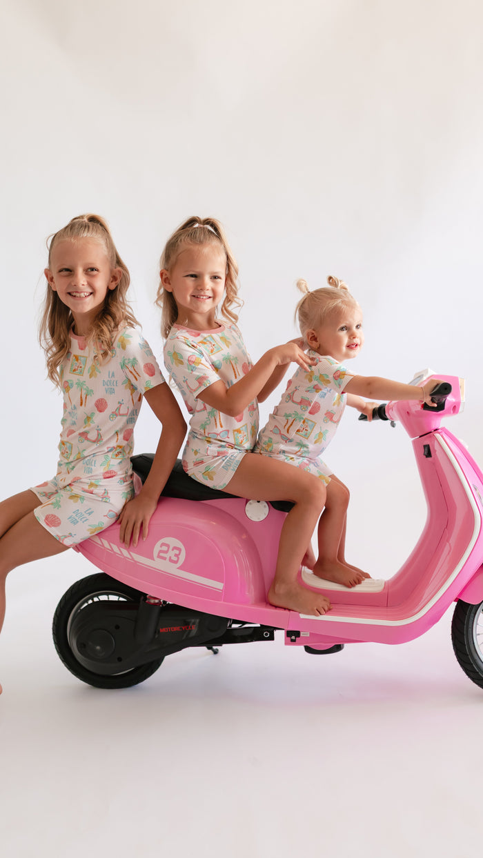 Youth Pajama short sleeve and shorts in Passport