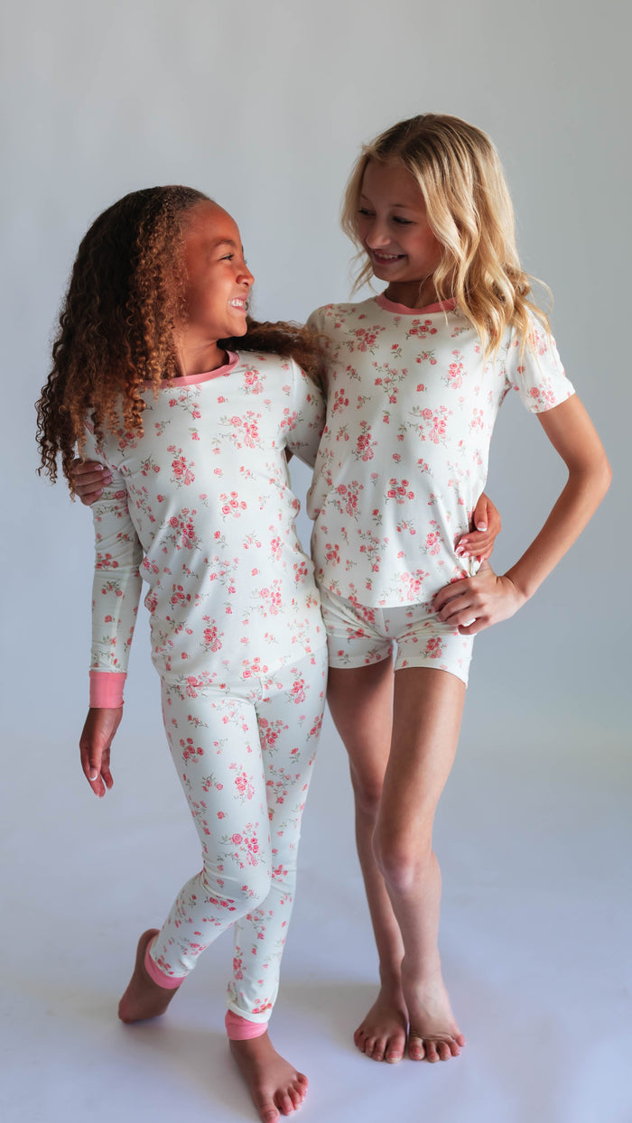 Youth Pajama short sleeve and shorts in Quinn