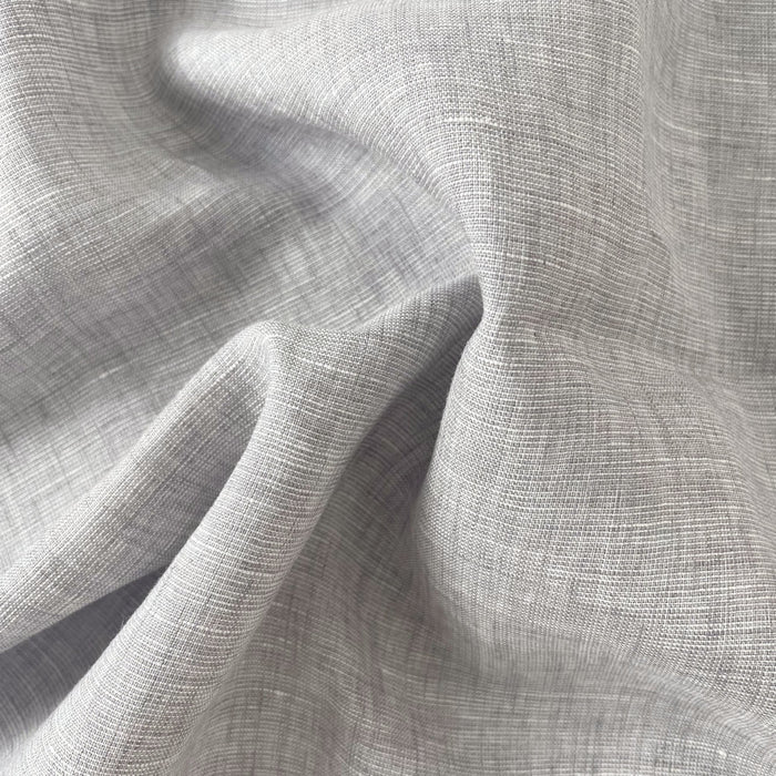 Linen Dot Shape Fabric 4613 6608 - The Linen Lab - Grey