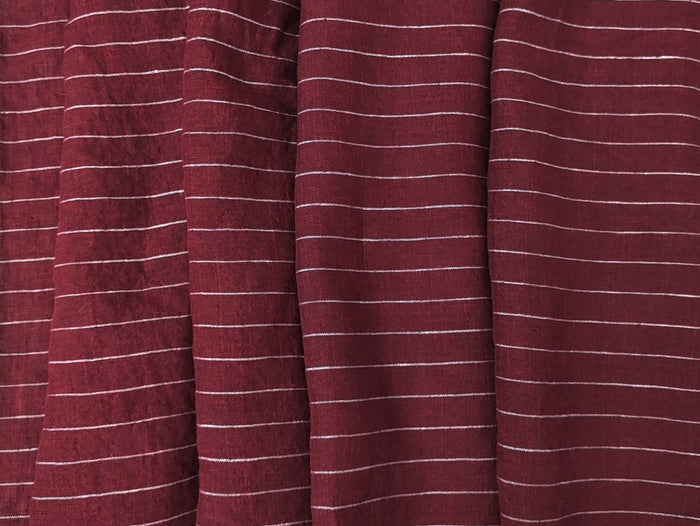 100% Linen Fabric - Light and Airy with Horizontal Stripes  7917 7920 7941