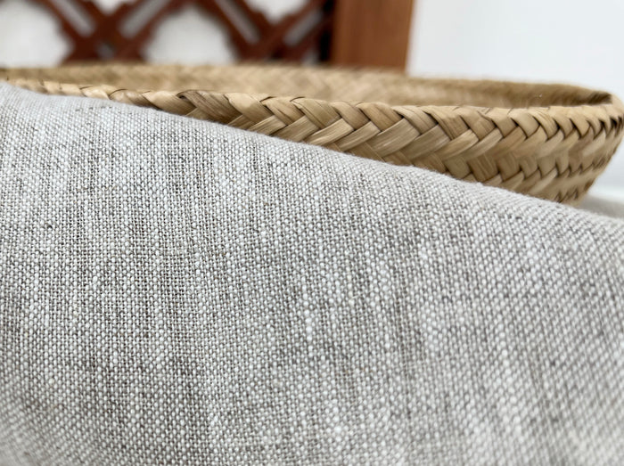 100% Linen Fabric – Medium to Heavyweight, Soft Finish Natural 8183