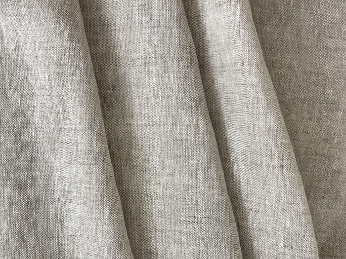 100% Linen Fabric – Medium to Heavyweight, Soft Finish Natural 8183