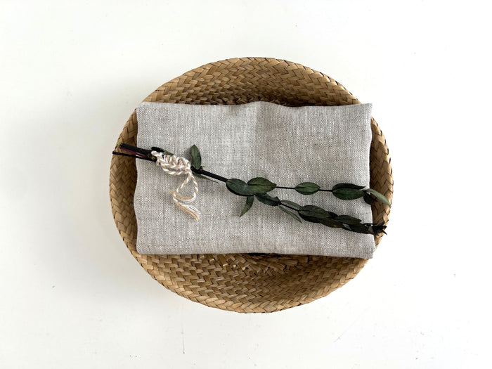 100% Linen Fabric – Medium to Heavyweight, Soft Finish Natural 8183