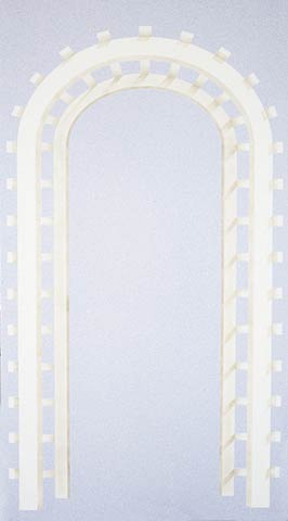 #101 Garden Trellis Arbor Stencil