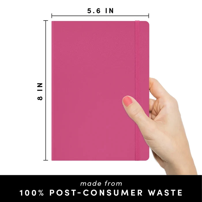 160PG Recycled Casebound Blank Journal Notebook