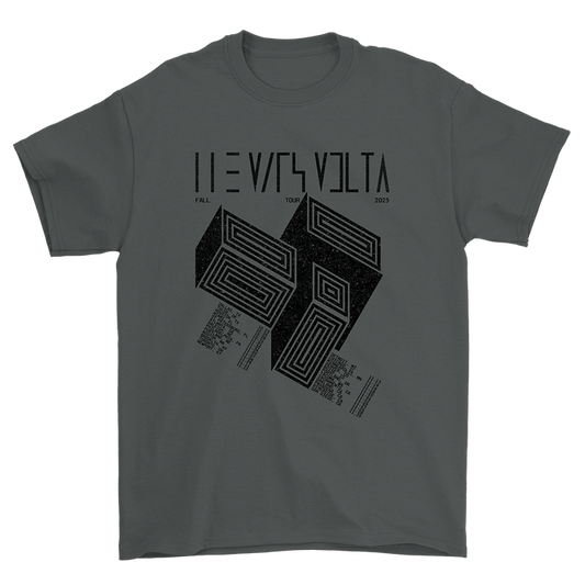 2025 Fall Tour Dark Grey Dateback Tee
