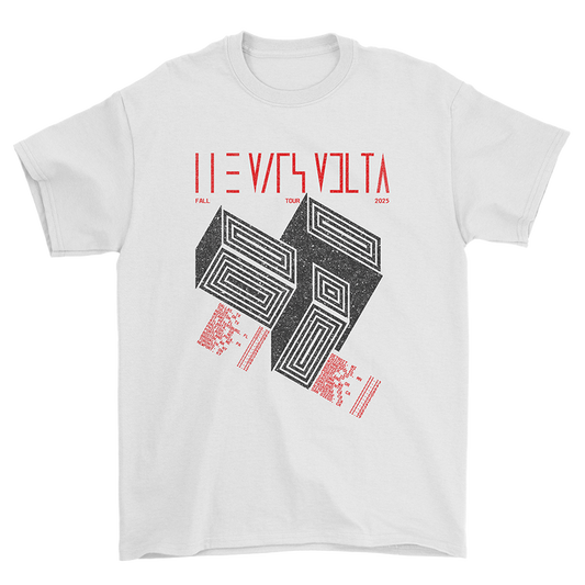 2025 Fall Tour White Dateback Tee