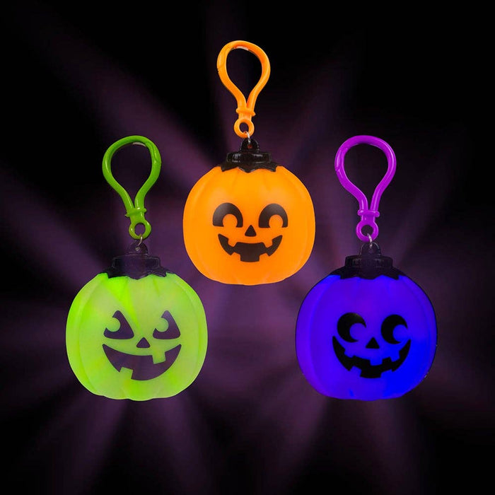 2.5" Light-Up Jack O Lantern Clip On -LLB Toys