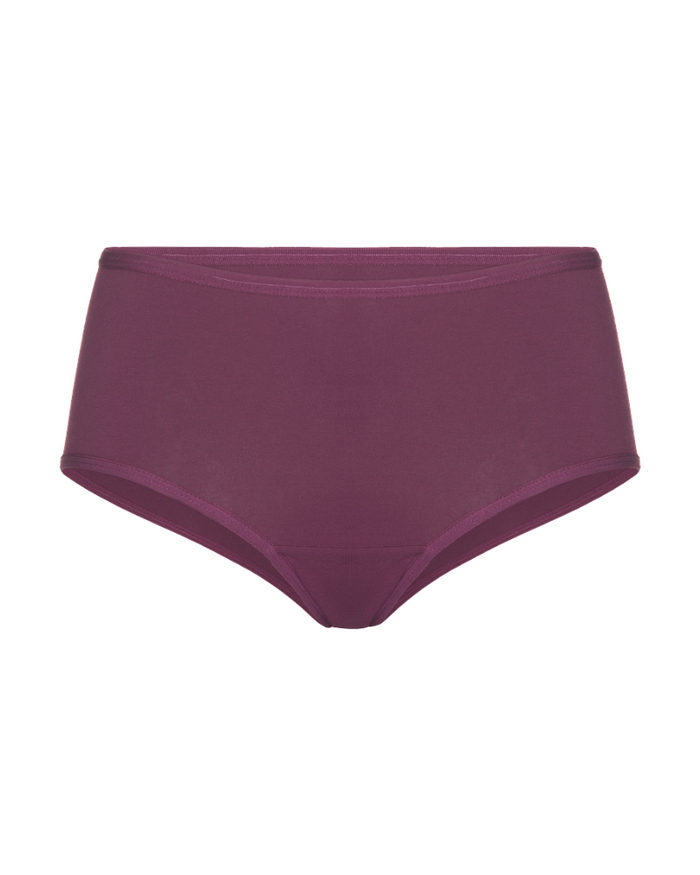 3105 Plum Cotton Hipsters 3 Pk.