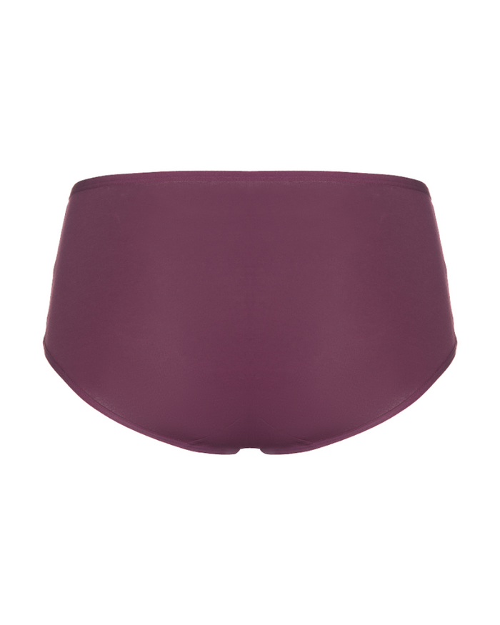 3105 Plum Cotton Hipsters 3 Pk.