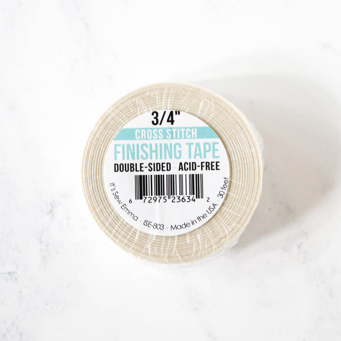 3/4" Finishing Tape for Cross Stitch and Embroidery-Stitched Modern