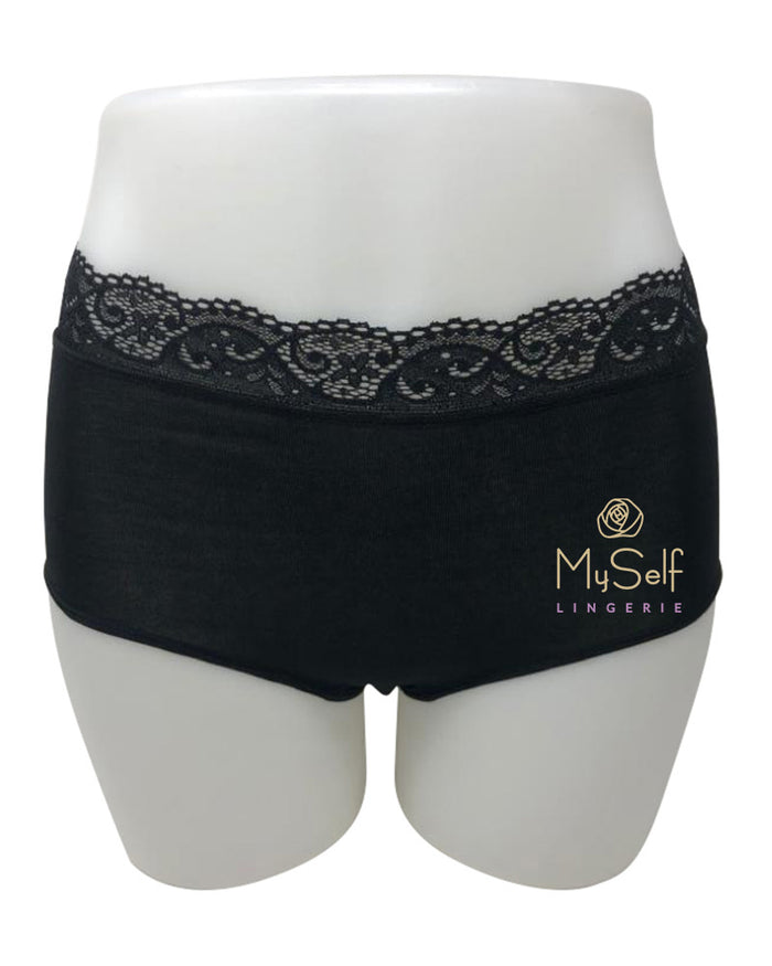 Nina Von C 40 160 374 Cotton Maxi Lace Top Brief myselflingerie.com