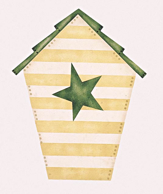 #507 Tweetie Birdhouse Stencil