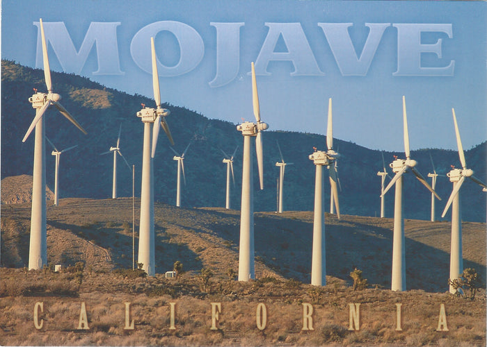 5X7 Mojave Windmills Postcard