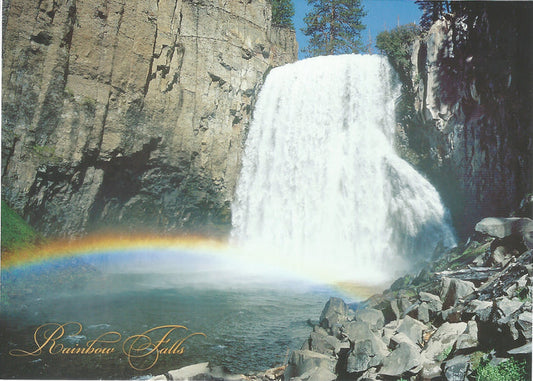 5X7 Rainbow Falls Postcard