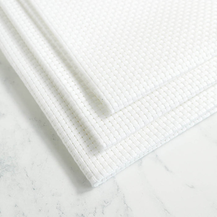 6-count Aida Cross Stitch Fabric - White-Stitched Modern