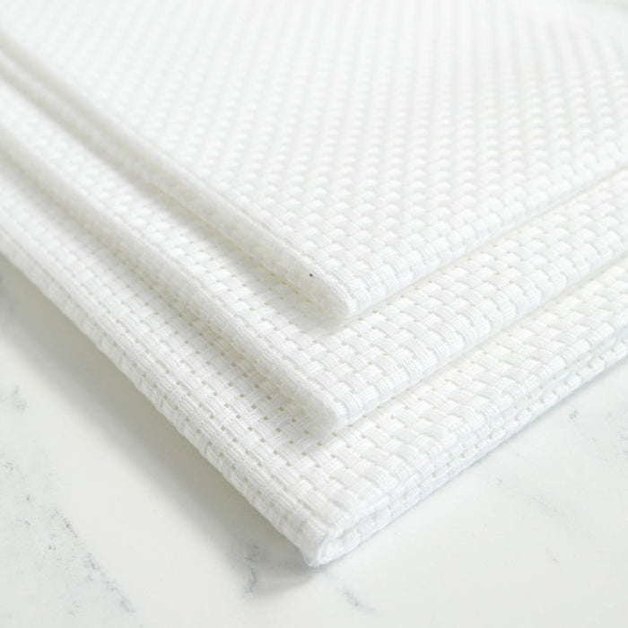 6-count Aida Cross Stitch Fabric - White-Stitched Modern