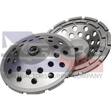 7" Double Row Diamond Cup 5/8-11