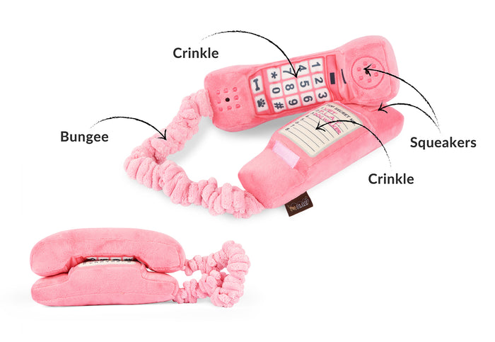 P.L.A.Y. 80s Classic Paw Talk Toy - features shown