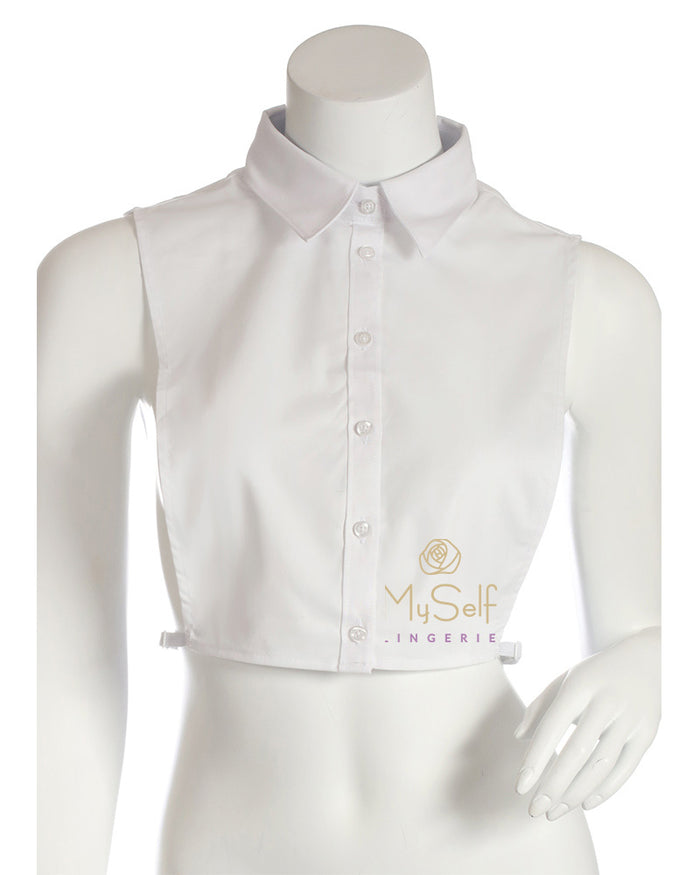 Blooks Pink 9342 Dickey with Pointed Collar myselflingerie.com