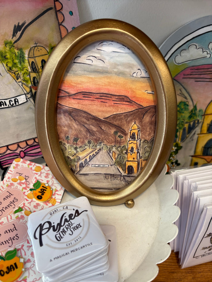 Modern Oval Photo Frame