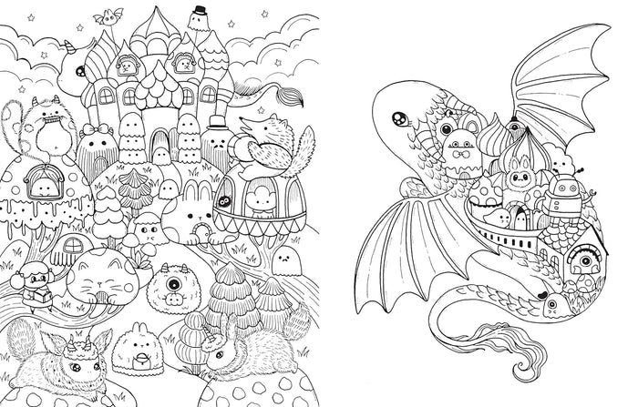 Hank & Sylvie's - A Million Little Monsters Coloring Book