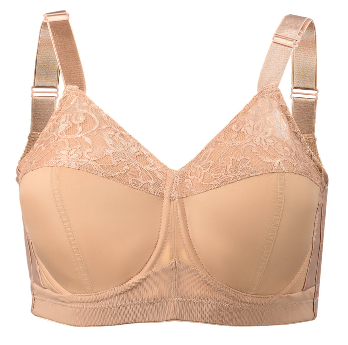 Abergele Beige Genius Minimizer Underwire Bra