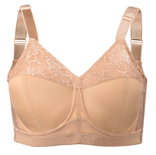 Abergele Beige Genius Minimizer Underwire Bra
