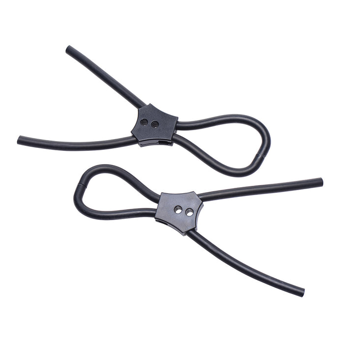 Adjustable E-Stim Cock and Ball Tie