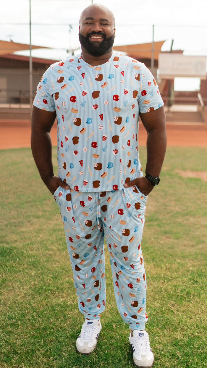 Adult Jogger Set In Baseball