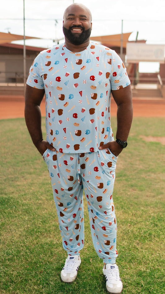 Adult Jogger Set In Baseball