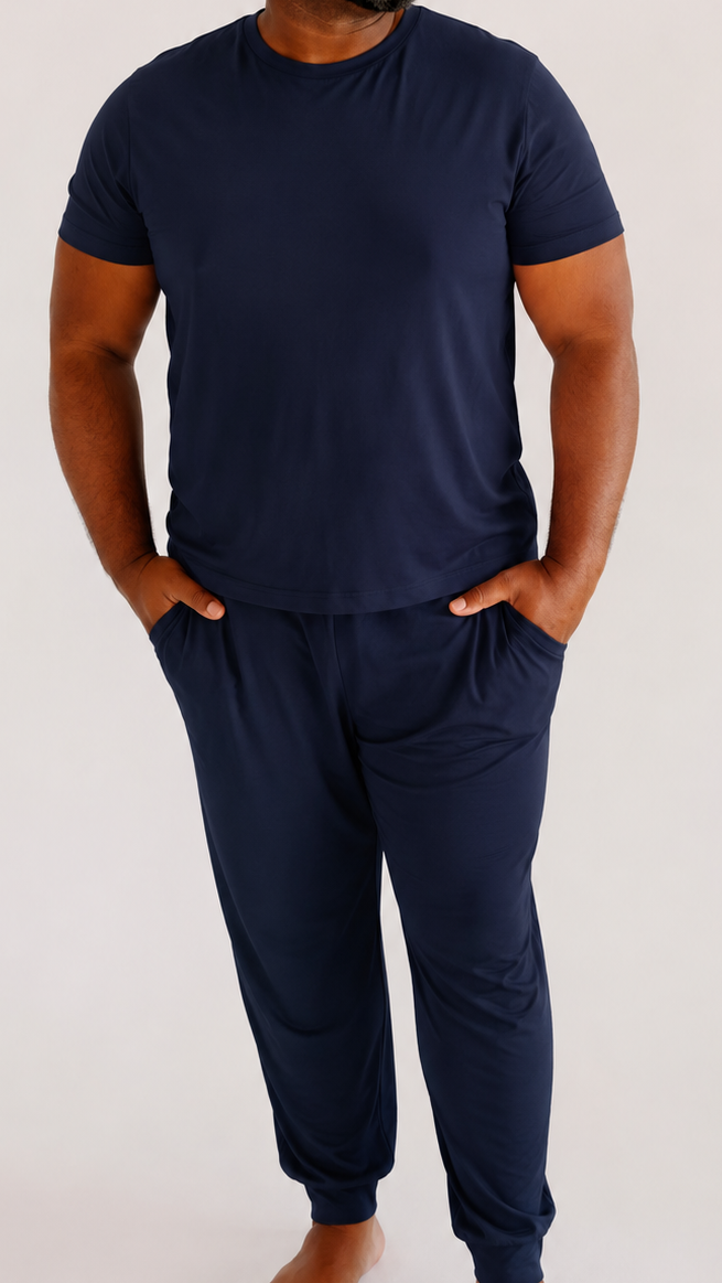 Adult Jogger Set In Navy
