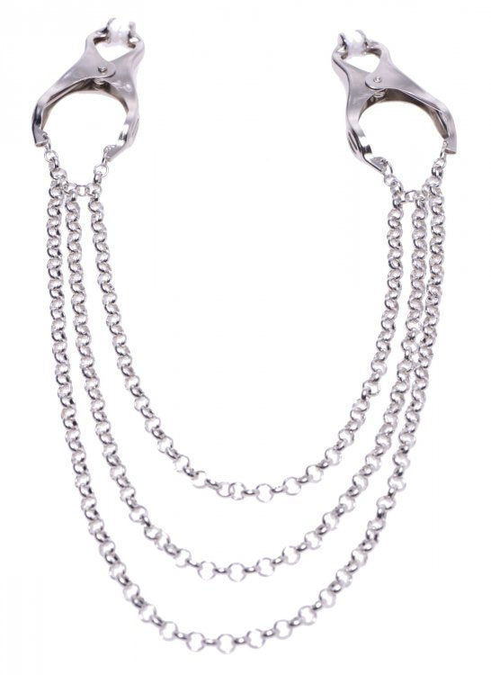 Affix Triple Chain Nipple Clamps Image 1