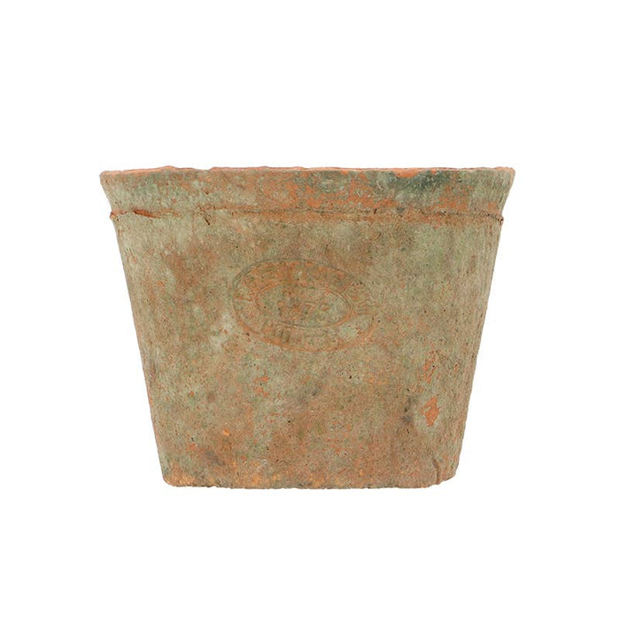 Aged Terracotta Round Flower Pot - Small