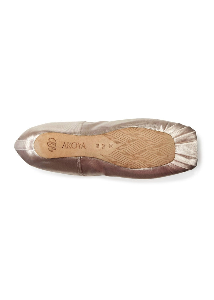 The outsole of the RP Akoya Pointe Shoe