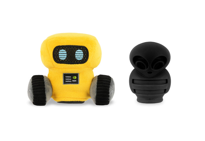 P.L.A.Y. Alien Buddies Robo-Rover Toy - outer plush and inner TPE alien shown