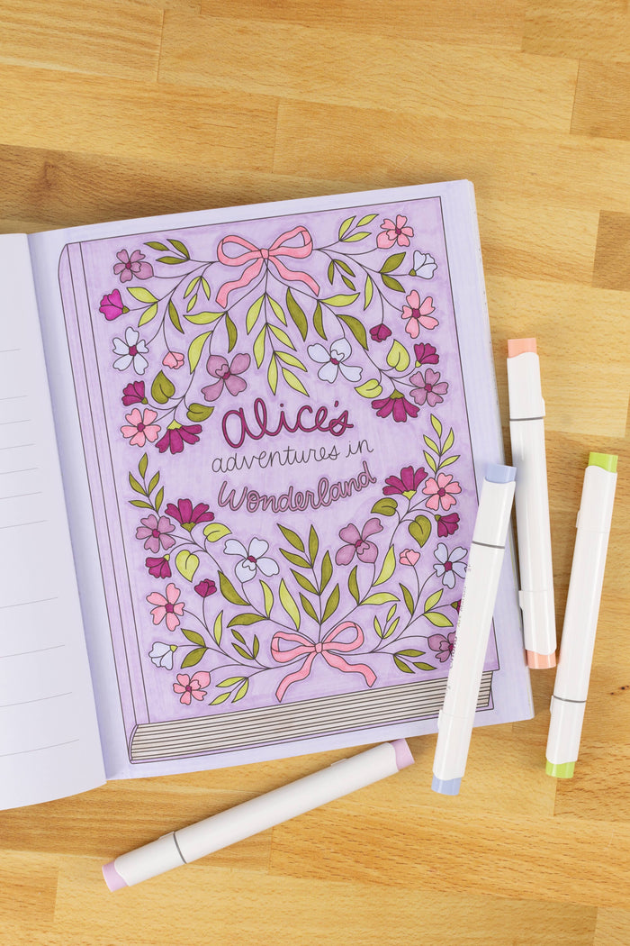 All Booked Up Coloring Book | Bookish & Reading