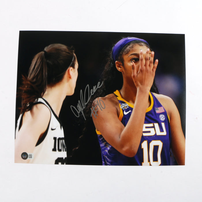Angel Reese Signed Photo 11x14 LSU Tigers Women's Basketball Champion Beckett